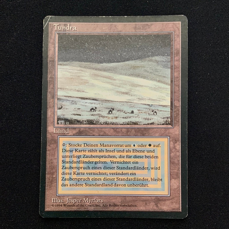 Magic the Gathering Tundra - Foreign Black Bordered - German 