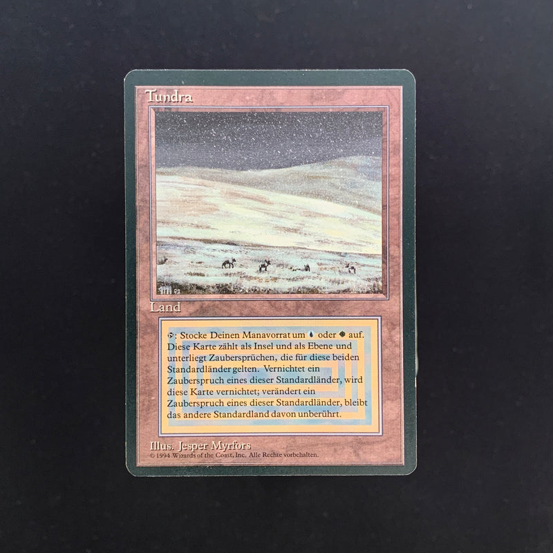 Magic the Gathering Tundra - Foreign Black Bordered - German 