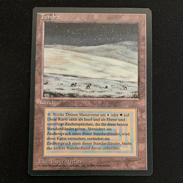 Tundra Foreign Black Bordered German Magic: The Gathering