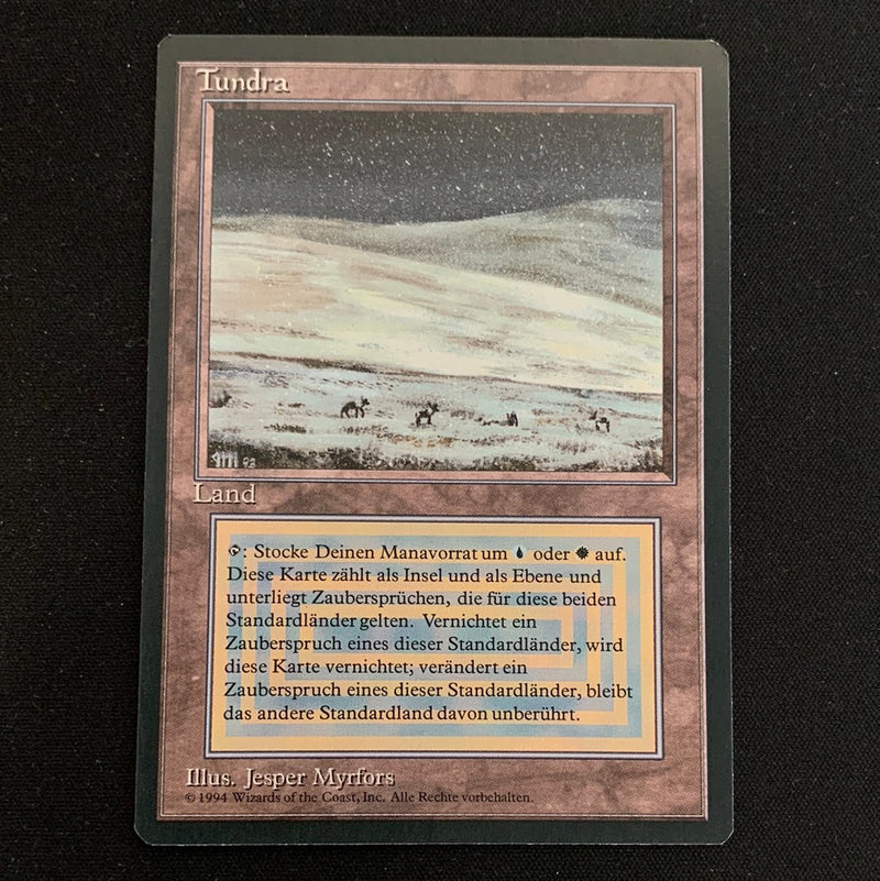 Magic the Gathering Tundra - Foreign Black Bordered - German 