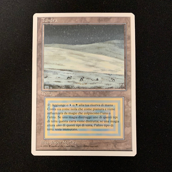 Tundra Foreign White Bordered Italian Magic: The Gathering