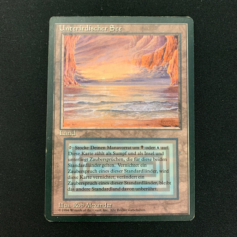 Magic the Gathering Underground Sea - Foreign Black Bordered - German 