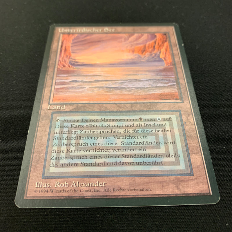 Magic the Gathering Underground Sea - Foreign Black Bordered - German 