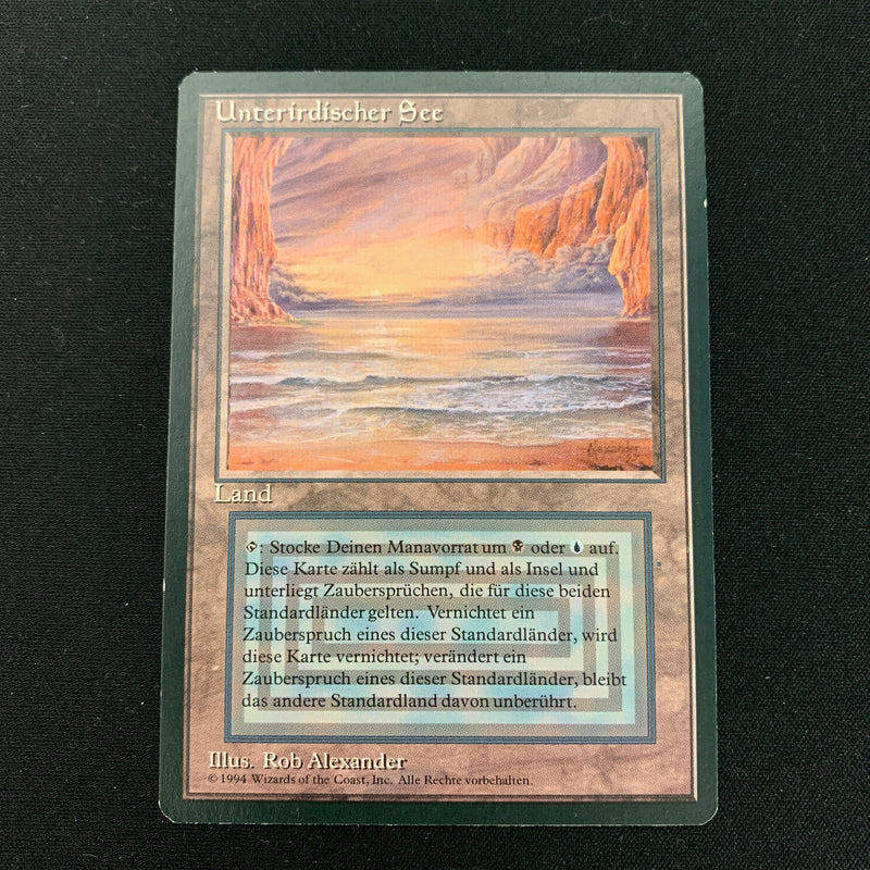 Magic the Gathering Underground Sea - Foreign Black Bordered - German 