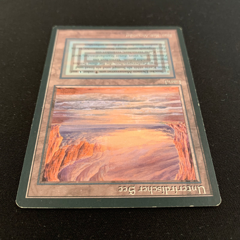 Magic the Gathering Underground Sea - Foreign Black Bordered - German 