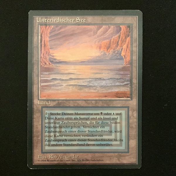 Underground Sea Foreign Black Bordered German Magic: The Gathering