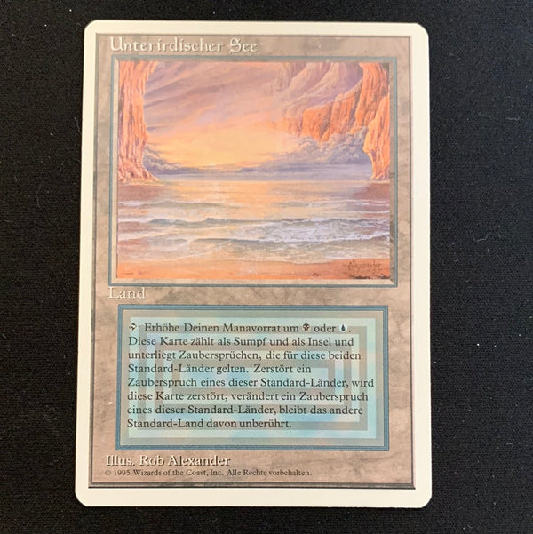 Underground Sea Foreign White Bordered German Magic: The Gathering