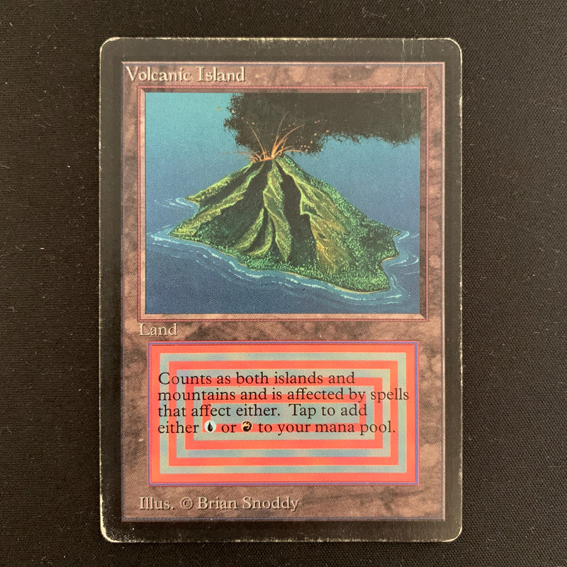 Magic the Gathering Volcanic Island - Beta 