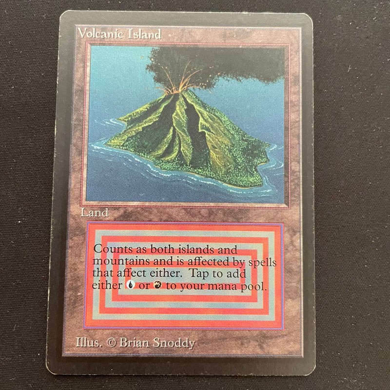 Magic the Gathering Volcanic Island - Beta 