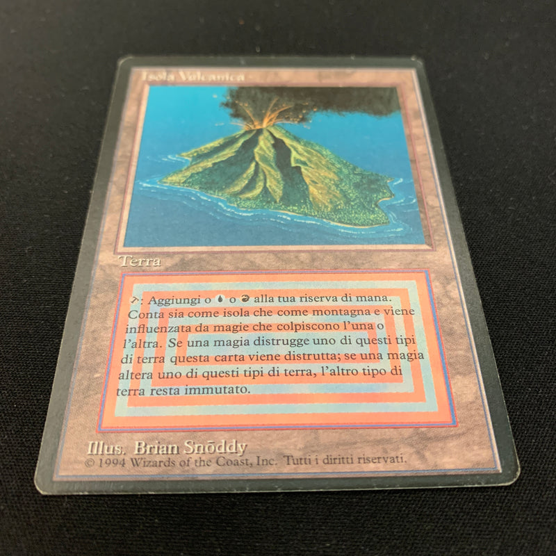 Magic the Gathering Volcanic Island - Foreign Black Bordered - Italian 