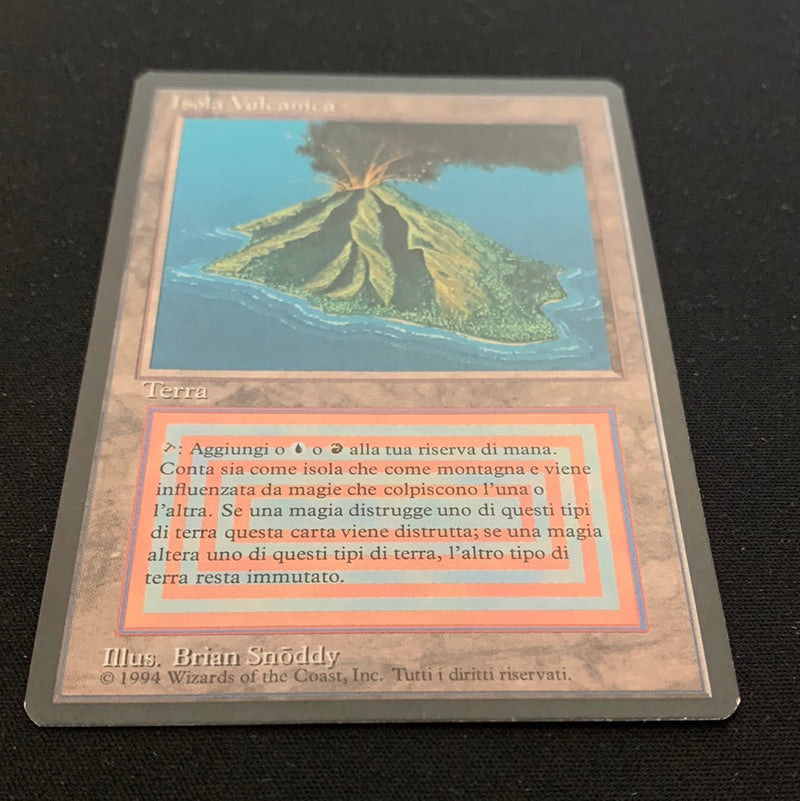 Magic the Gathering Volcanic Island - Foreign Black Bordered - Italian 