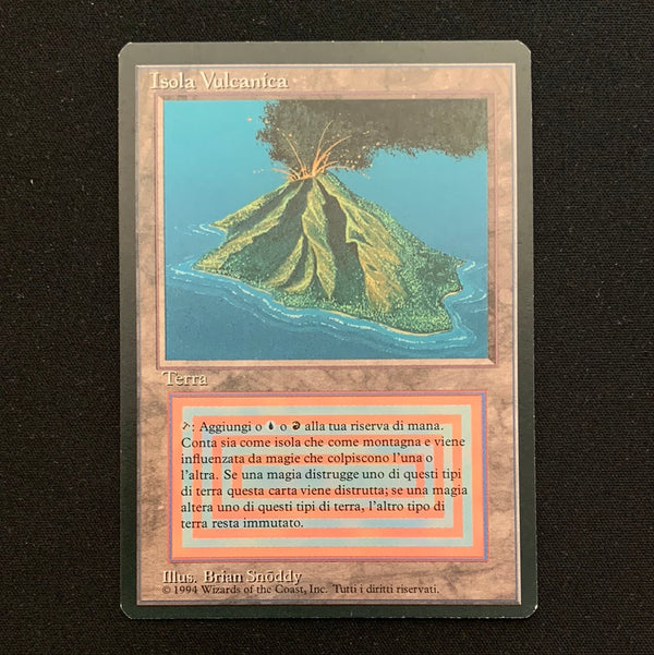 Magic the Gathering Volcanic Island - Foreign Black Bordered - Italian 