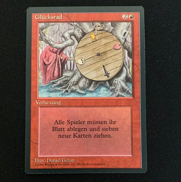 Wheel of Fortune Foreign Black Bordered German Magic: The Gathering