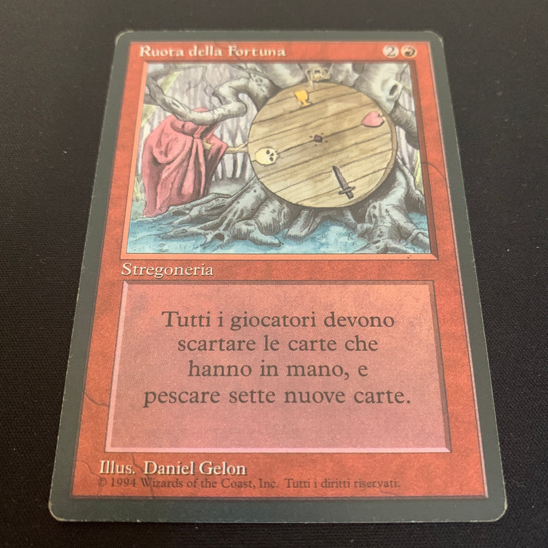 Wheel of Fortune - Foreign Black Bordered - Italian