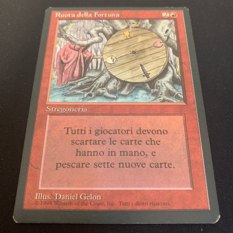 Wheel of Fortune - Foreign Black Bordered - Italian