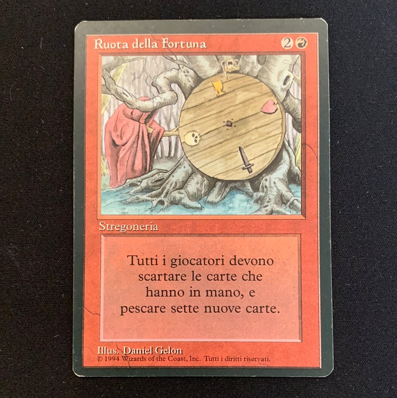 Wheel of Fortune - Foreign Black Bordered - Italian