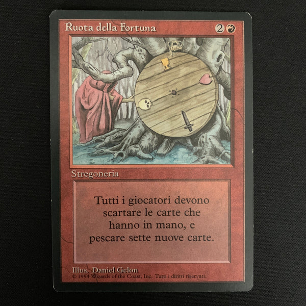 Wheel of Fortune Foreign Black Bordered Italian Magic: The Gathering