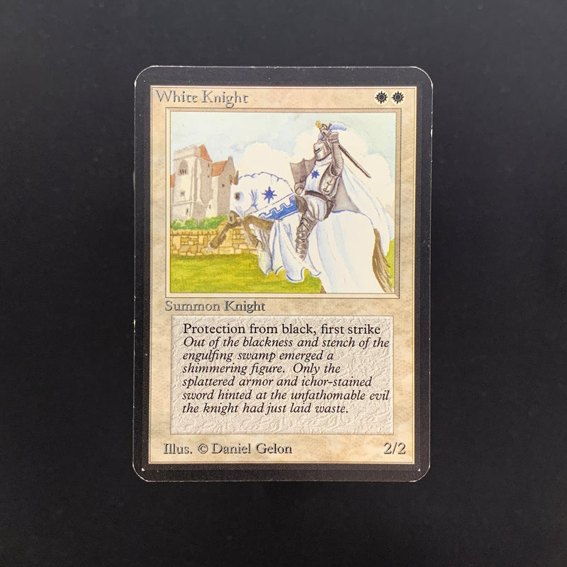 Magic the Gathering White Knight - Alpha 