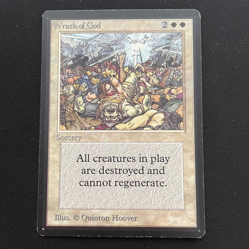 Magic the Gathering Wrath of God - Beta 