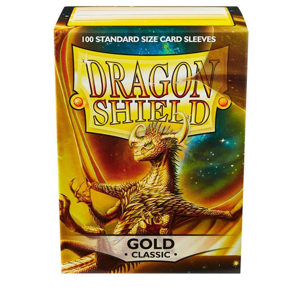 100 Dragon Shield Sleeves - Classic Gold