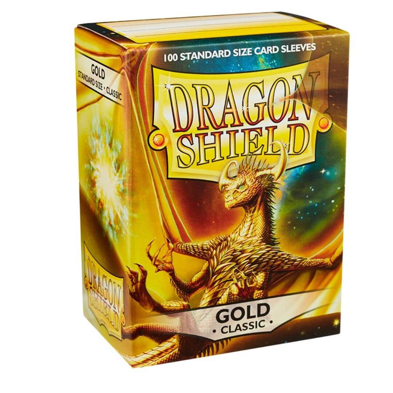 100 Dragon Shield Sleeves - Classic Gold