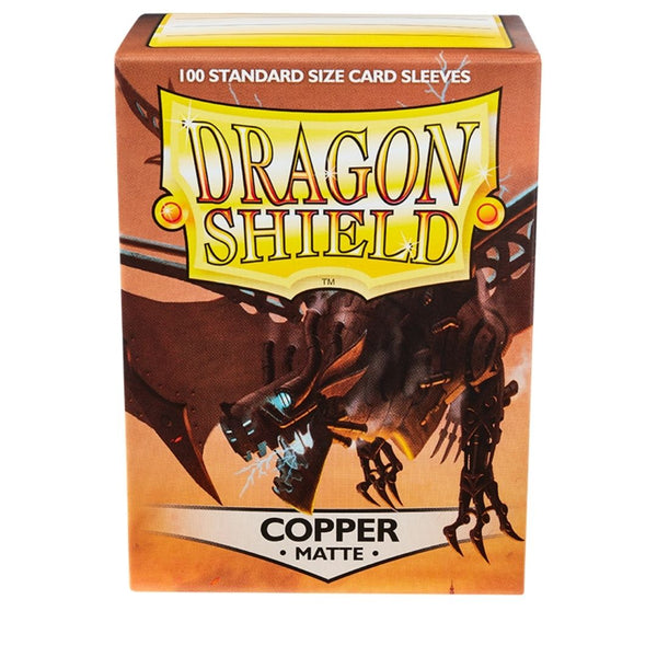 100 Dragon Shield Sleeves - Matte Copper
