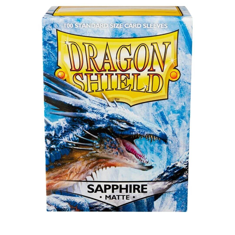100 Dragon Shield Sleeves - Matte Sapphire