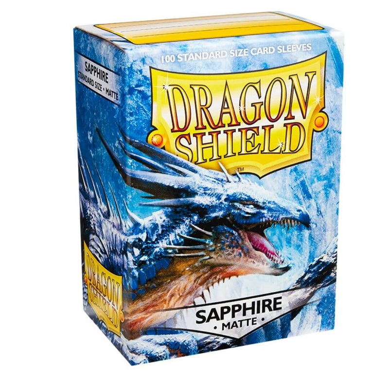 100 Dragon Shield Sleeves - Matte Sapphire